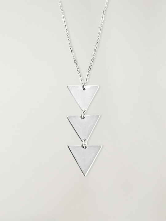 Collana Unisex Argento Triangle