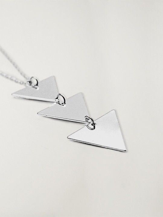 Collana Unisex Argento Triangle