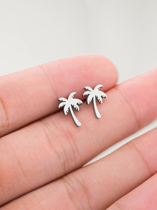 Boucles d'oreilles Argent Palm