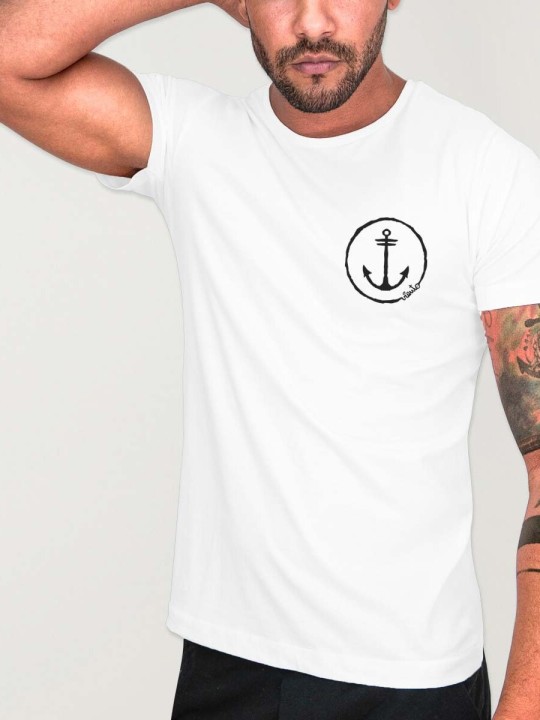 Men T-Shirt White Viento Team