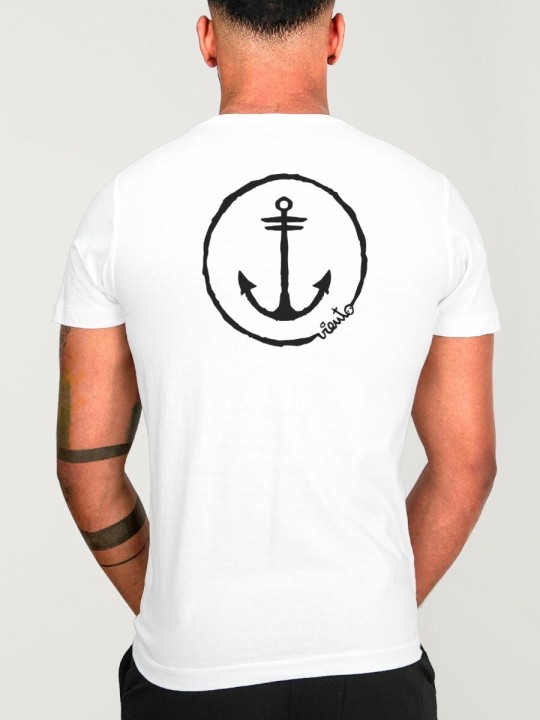 Camiseta de Hombre Blanca Viento Team