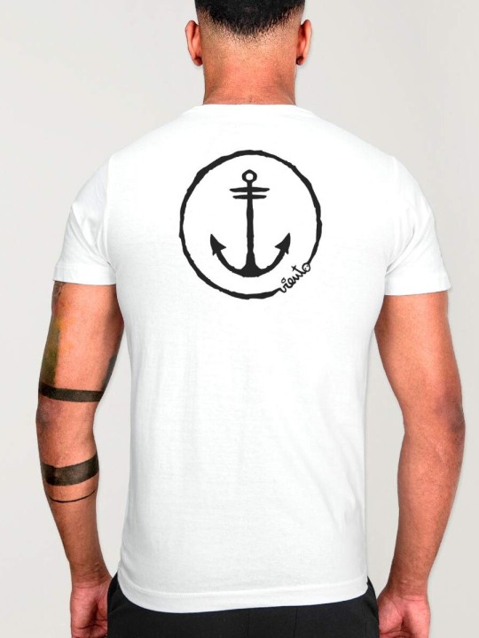 Camiseta de Hombre Blanca Viento Team