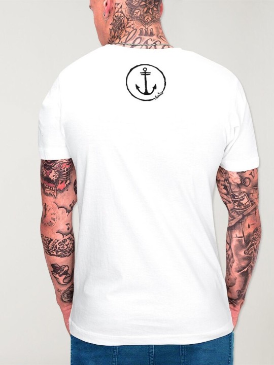 Men T-Shirt White Paradise Finn