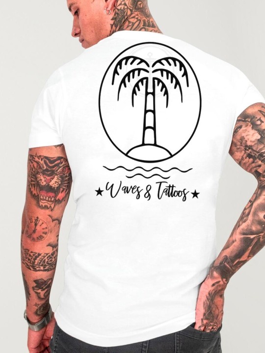 Camiseta de Hombre Blanca Island