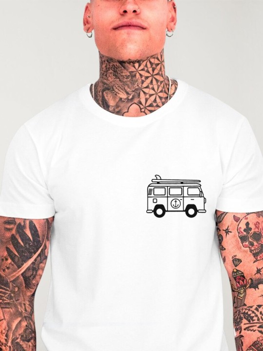 Camiseta de Hombre Blanca Van Life