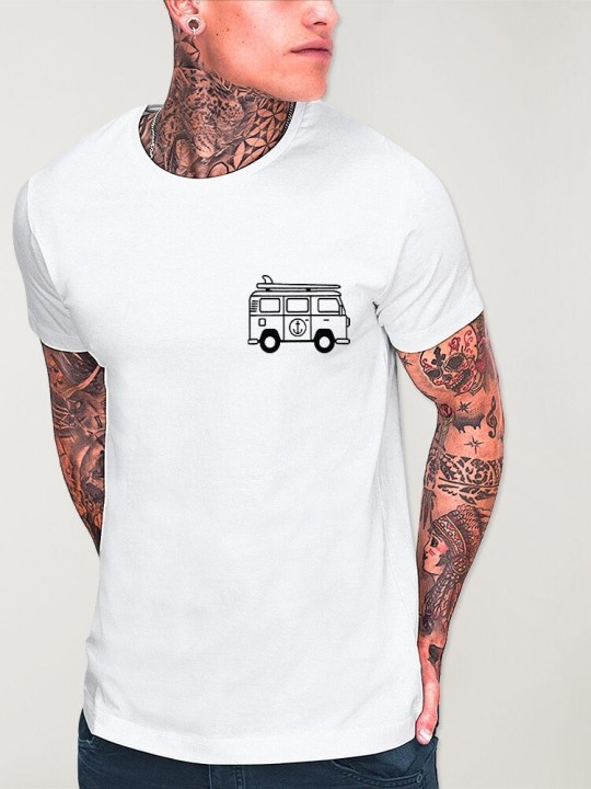 Camiseta de Hombre Blanca Van Life