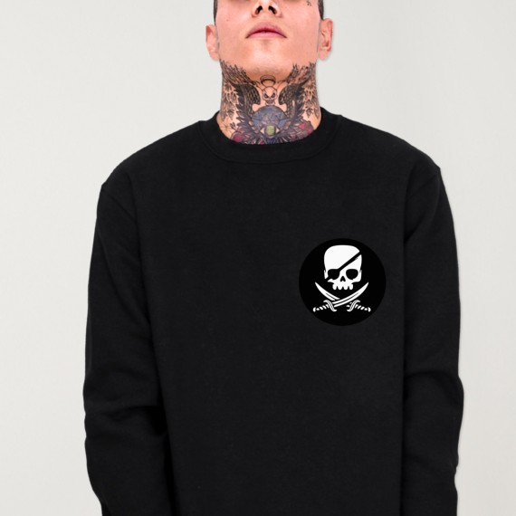 Sweatshirt de Hombre Negra Dark Captain