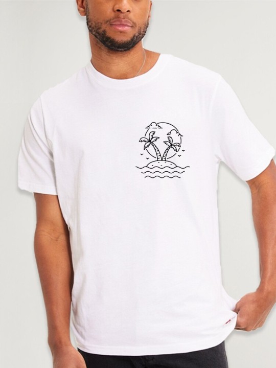 Men T-Shirt White Oasis