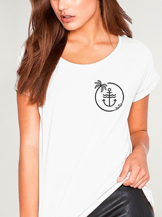 Women T-shirt White Nomad