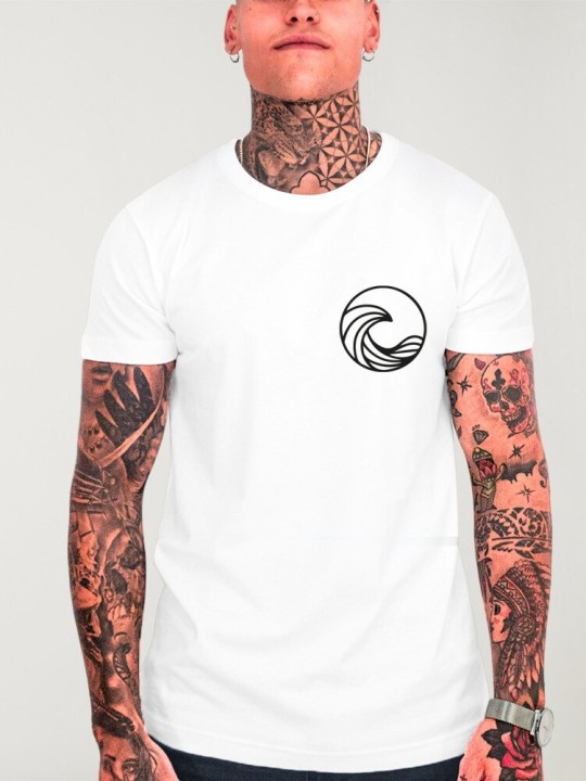 Camiseta de Hombre Blanca Low Tide