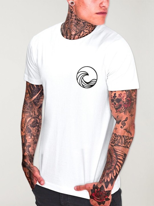 Camiseta de Hombre Blanca Low Tide