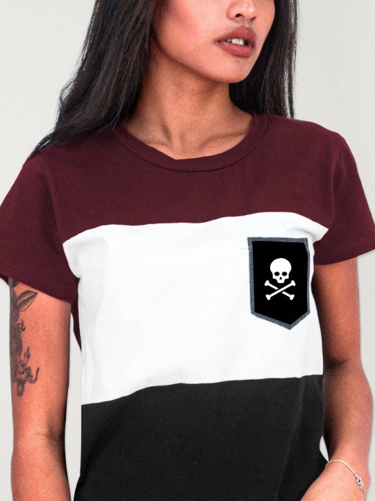 Camiseta de Mujer Negra SP Raid