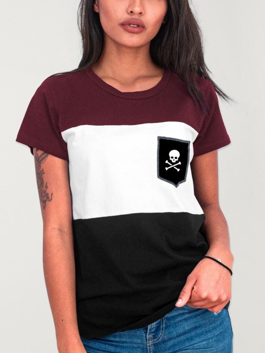 Camiseta de Mujer Negra SP Raid