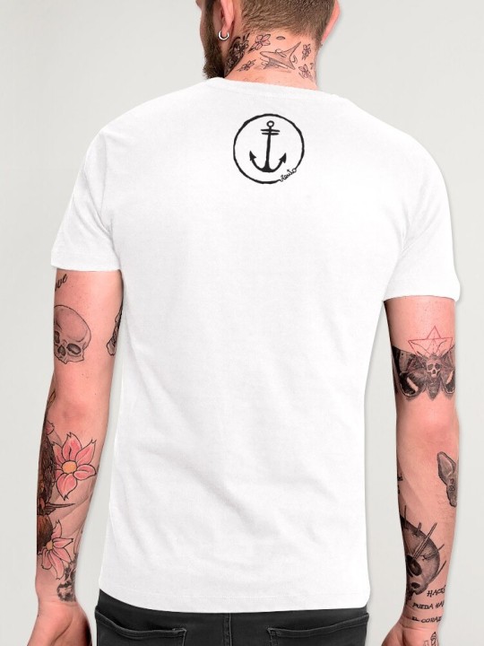 Men T-Shirt White Camper Dream