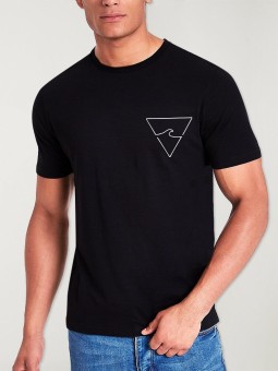 T-shirt Homme Noir Neverending Swell