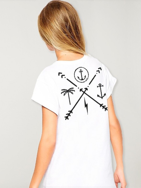 Camiseta de Mujer Blanca Arrows