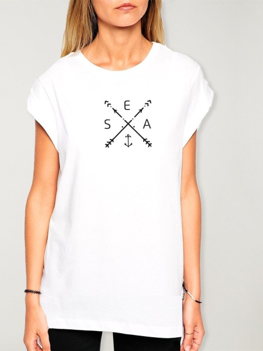 Camiseta de Mujer Blanca Arrows