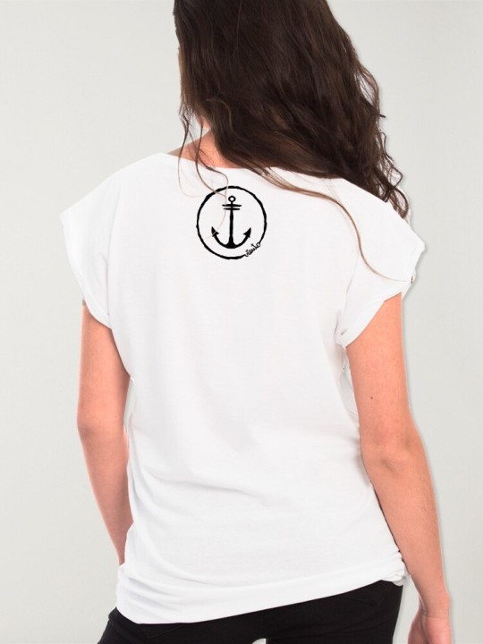 Camiseta de Mujer Blanca Travel