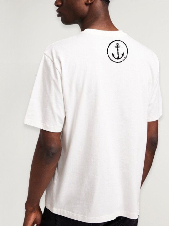 Men T-Shirt White Salty Crew