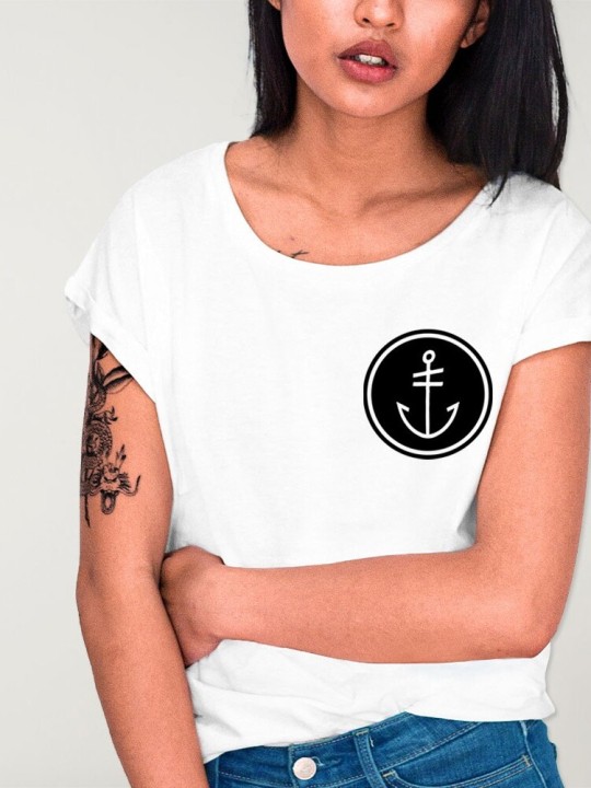 Camiseta de Mujer Blanca Salty Crew