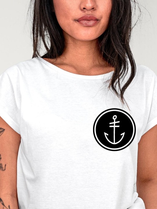 Camiseta de Mujer Blanca Salty Crew