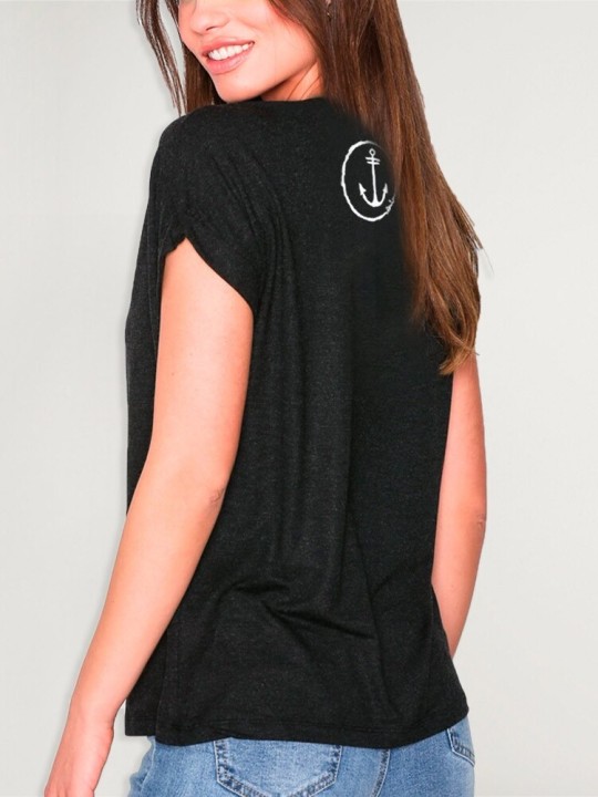 Camiseta de Mujer Negra Lifestyle