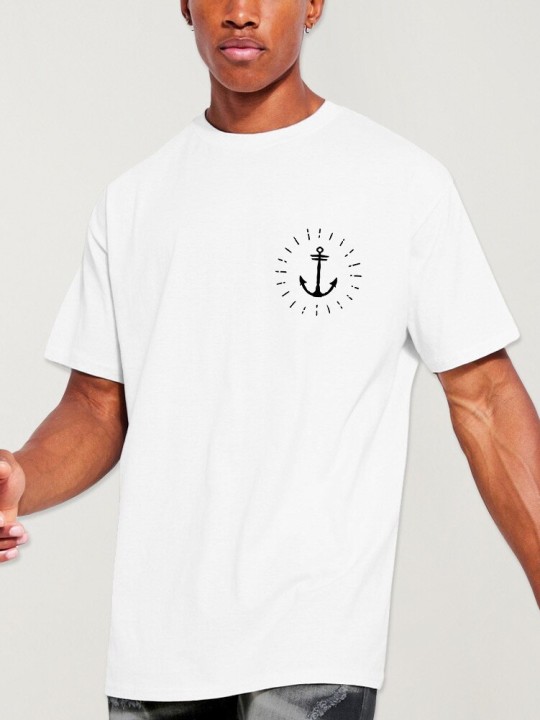 Camiseta de Hombre Blanca God of Sea