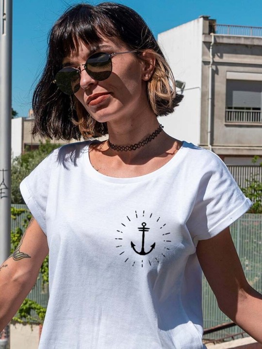 Camiseta de Mujer Blanca Godess Of Sea