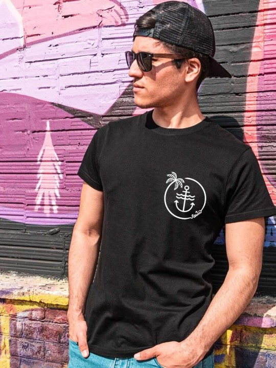 Men T-Shirt Black Nomad