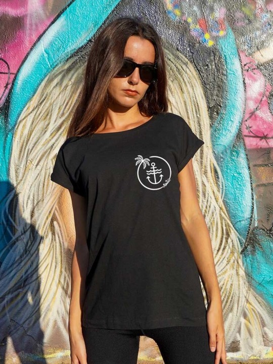 Camiseta de Mujer Negra Nomad