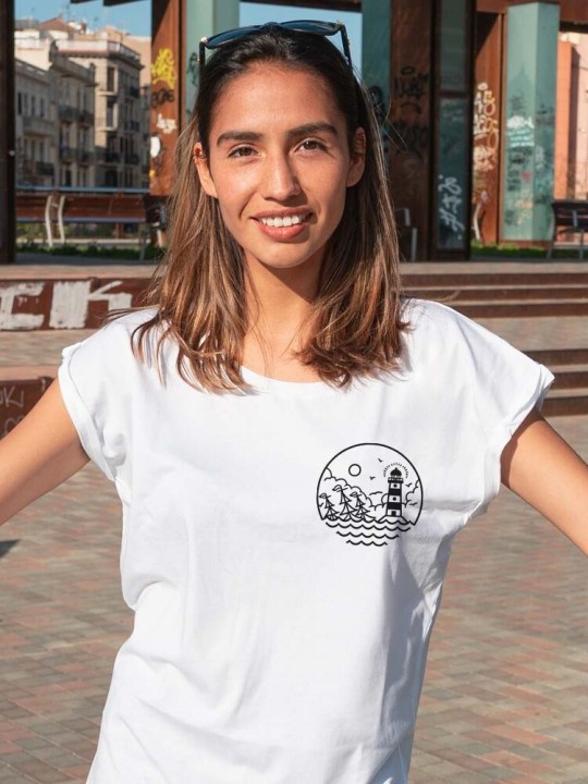 Camiseta de Mujer Blanca Sunset Session