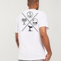 Men T-Shirt White Sunset Edition Back