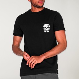 Men T-Shirt Black Tropical