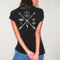 Camiseta de Mujer Negra Arrows