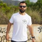 Camiseta de Hombre Blanca Good Vibes