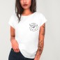 Camiseta de Mujer Blanca Good Vibes