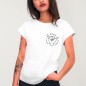 Camiseta de Mujer Blanca Good Vibes