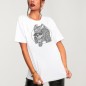 Unisex T-Shirt White Samurai Skull