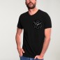 Men T-Shirt Black Good Vibes