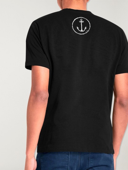 Camiseta de Hombre Negra Good Vibes