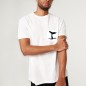 T-shirt Homme Blanc Whale