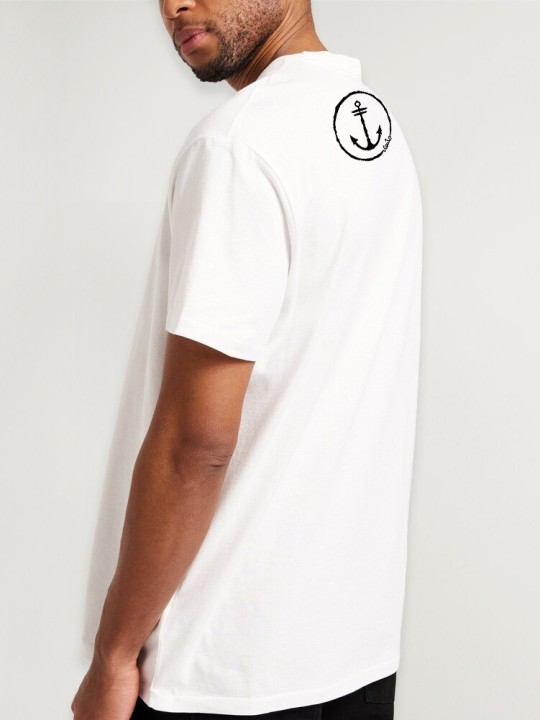 T-shirt Homme Blanc Whale