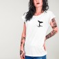 Women T-shirt White Whale