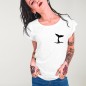 T-shirt Damen Weiß Whale