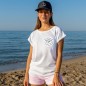 Camiseta de Mujer Blanca Good Vibes