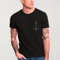 Camiseta de Hombre Negra Minimal Anchor