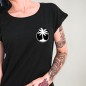 Camiseta de Mujer Negra Coco Surf Team