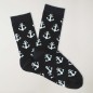 Chaussettes Femme Noires Anchor Plot