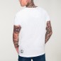 Men T-Shirt Open Neck White Spirit