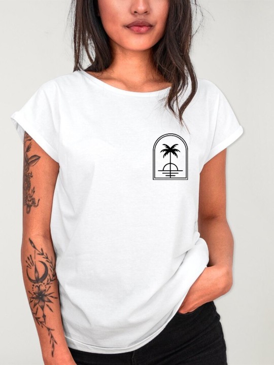 T-shirt Femme Blanc Spirit